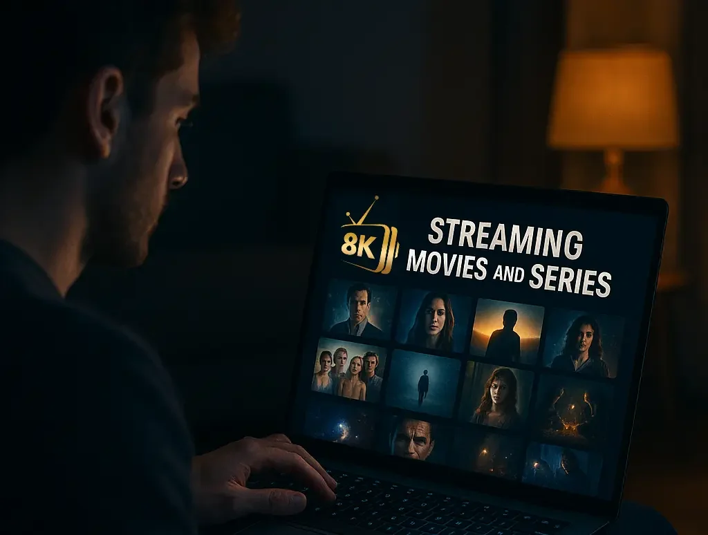 Strong 8K IPTV interface